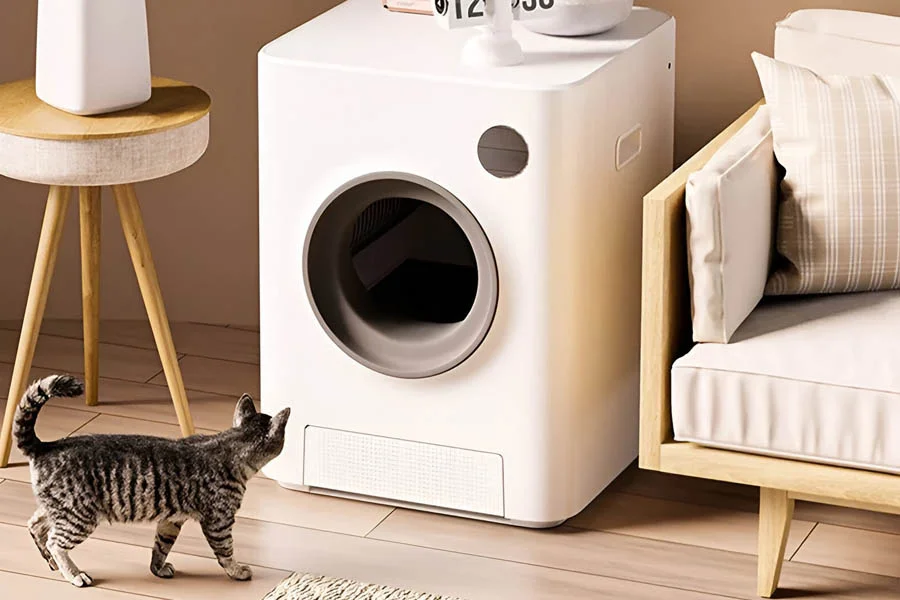 automatic litter box for multiple cats